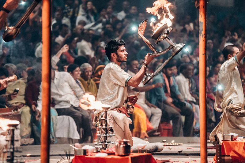 индия, варанаси Aarti фото превью