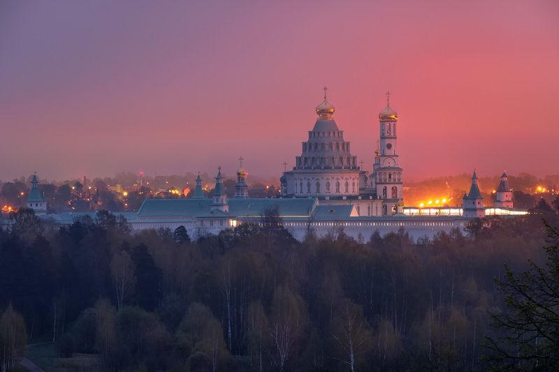 Ночной Новый Иерусалим фото превью
