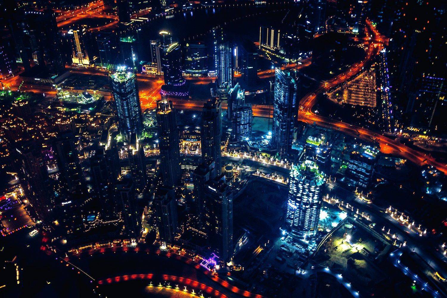 travel, dubai, cityscape, night, Руслан Болгов (Axe)