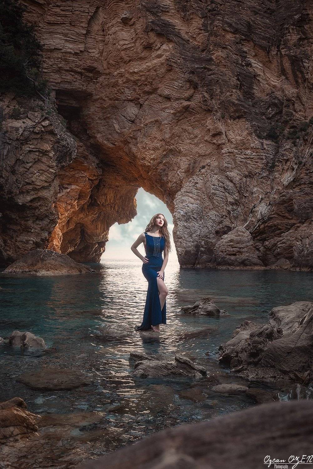 woman, girl, sea, wallpaper, ozcanozen,, &Ouml;zcan &Ouml;zen