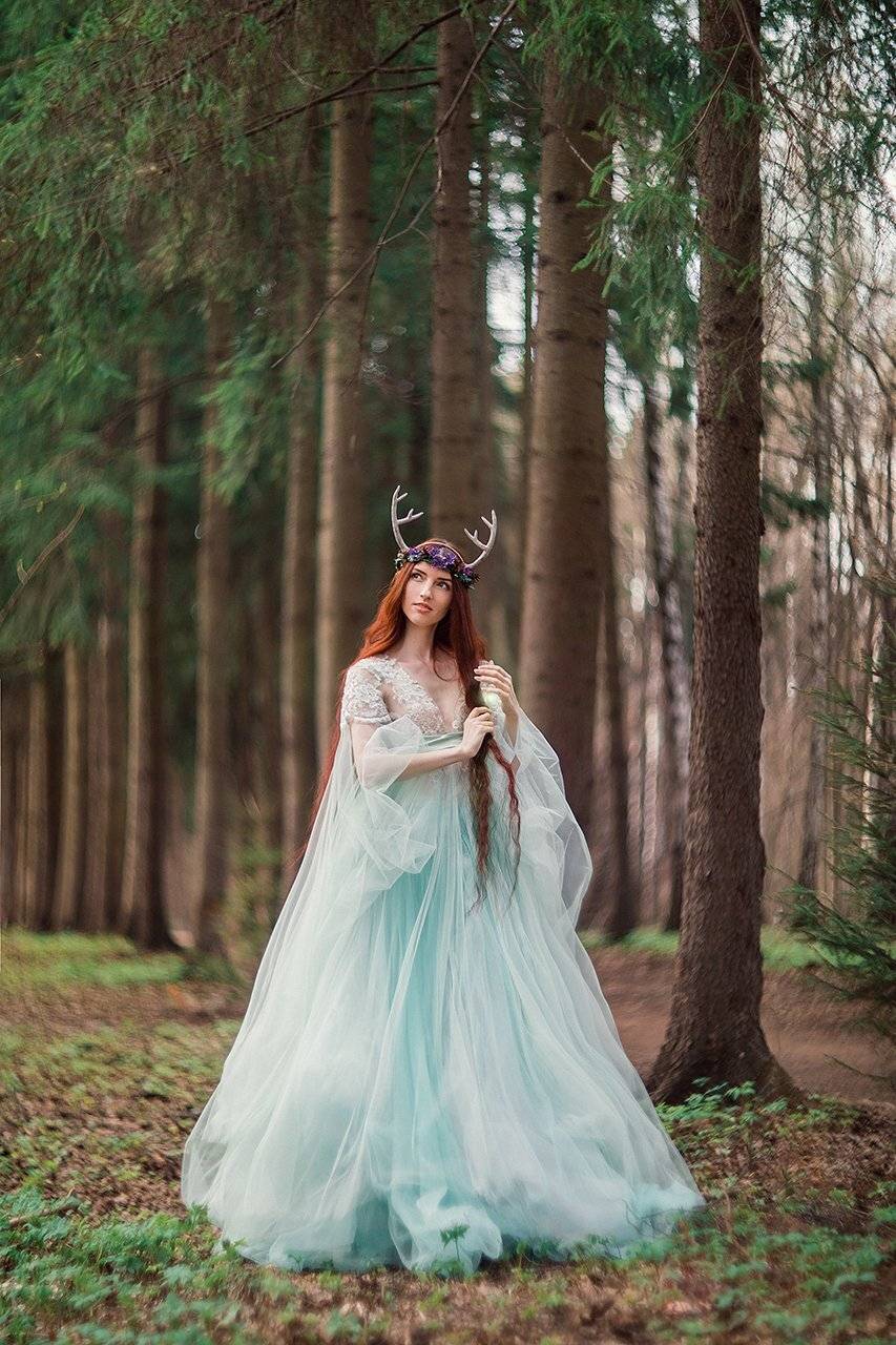 сказка, рожки, лес, Александра Савенкова