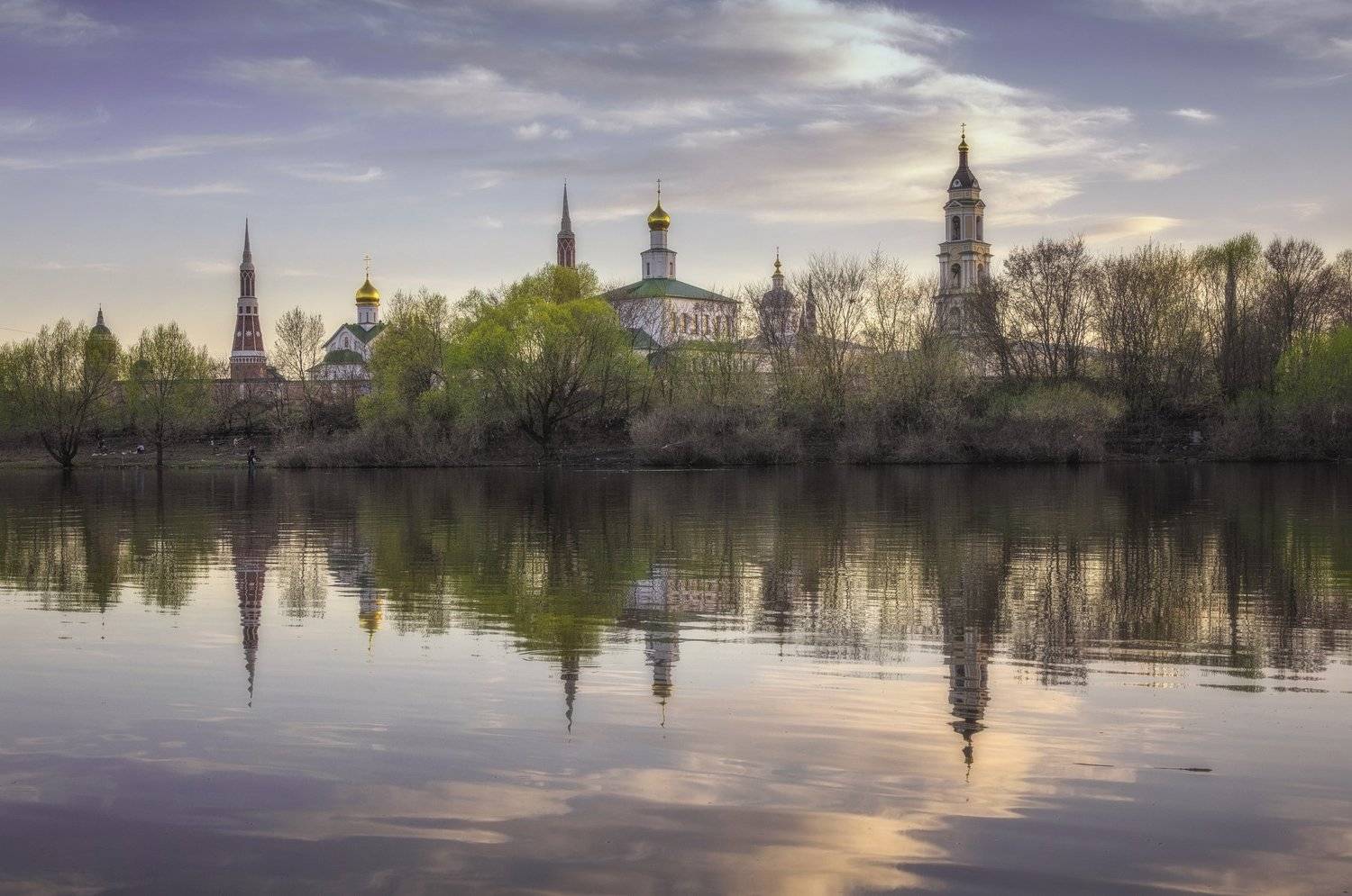 монастырь,вера,весна,закат,река,небо,православие, россия, Павел Ныриков