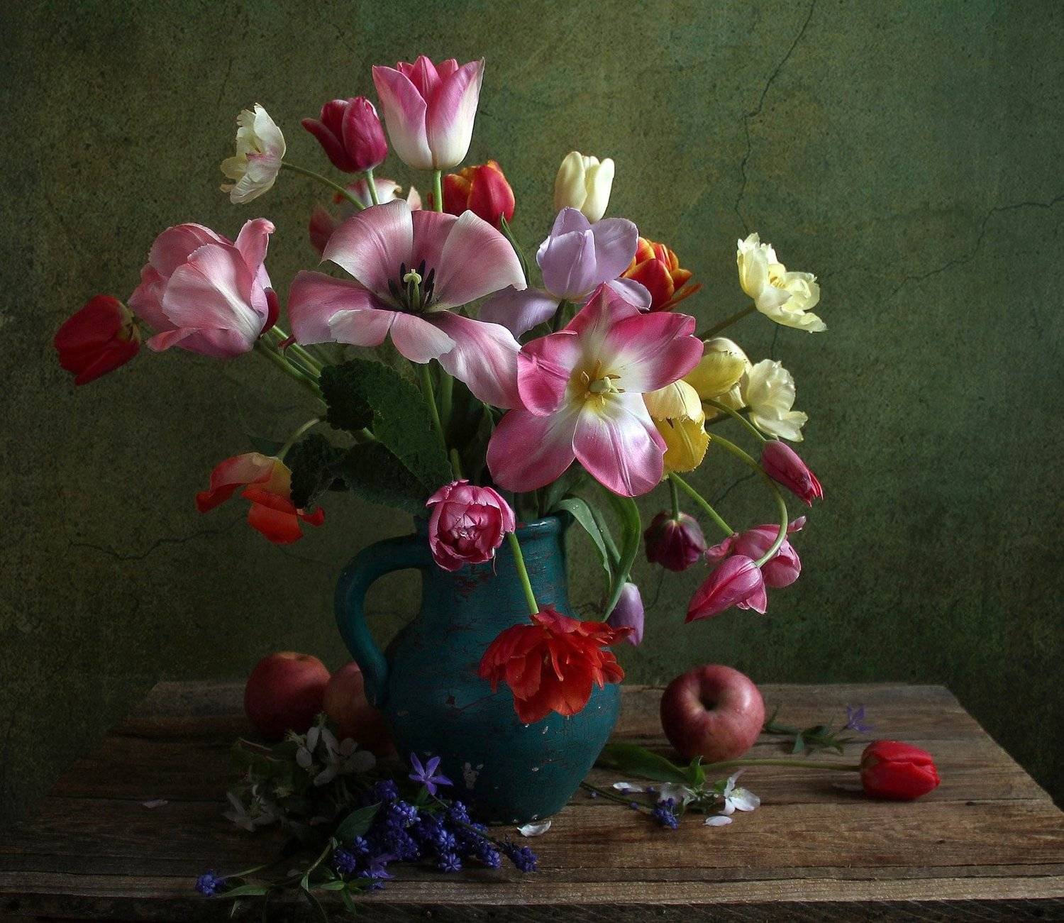 натюрморт, цветы, марина филатова, тюльпаны, Марина Филатова