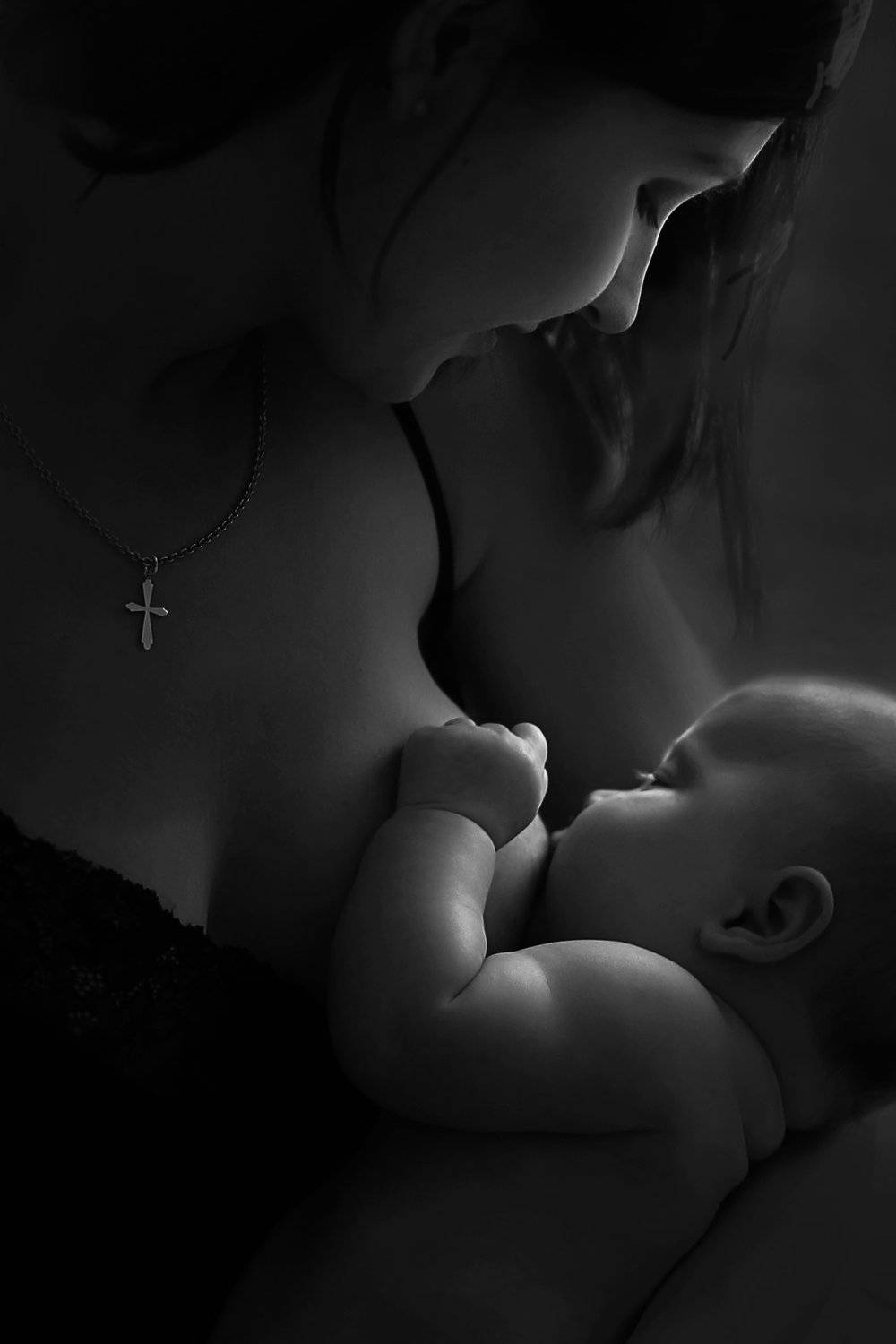 материнство, мама, новорожденный, кормлениегрудью, малышка, единение, Высоцкая Полина