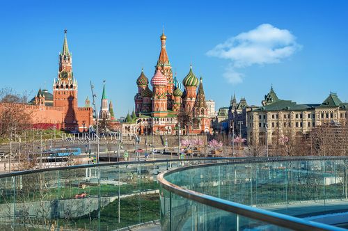 Вид на Собор Василия Блаженного