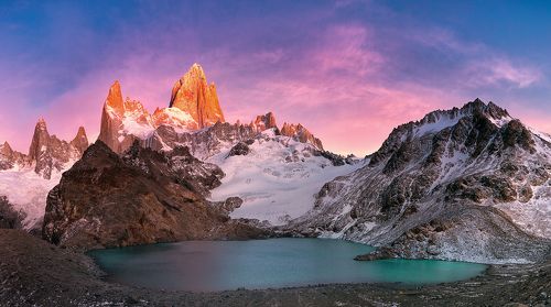 Mount Fitzroy at dawn...
