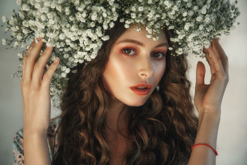 girl,portrait,retouch,flowers,портрет,девушка Victoria фото превью