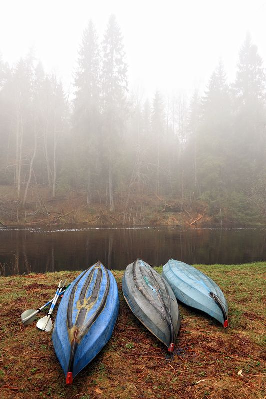 березайка, туман, река, весна, байдарки Утренний туман на Березайке фото превью