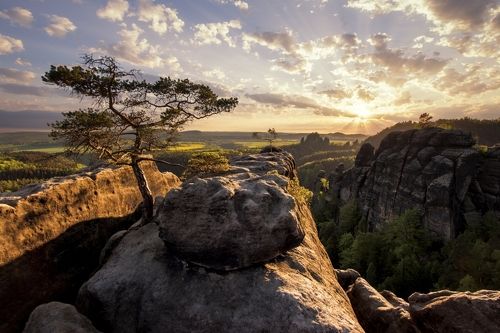 Saxon Switzerland spring..