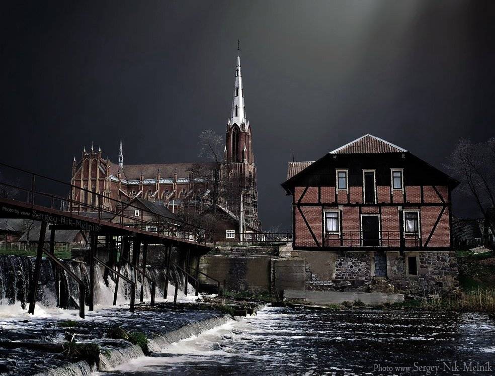 архитектура,	костел, гервяты, Melnik-oy Serg-N-