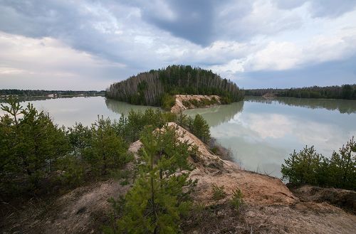 Pro контрасты майской Мещёры