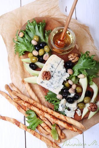 С голубым сыром