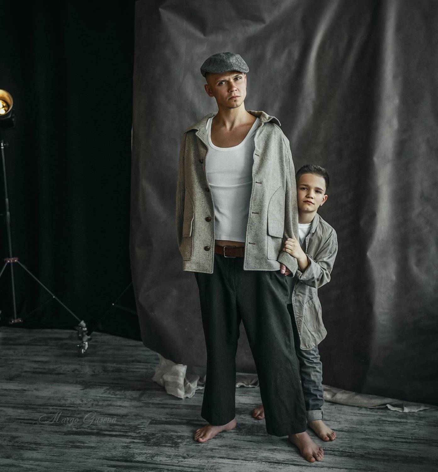 отец, сын, father, son, retro, Margarita Guseva, Маргарита Гусева, ретро, винтаж, Америка 30-х, кино, cinema, фотограф Тула, фотограф в Туле, фотостудия, постановочная фотография, Маргарита Гусева