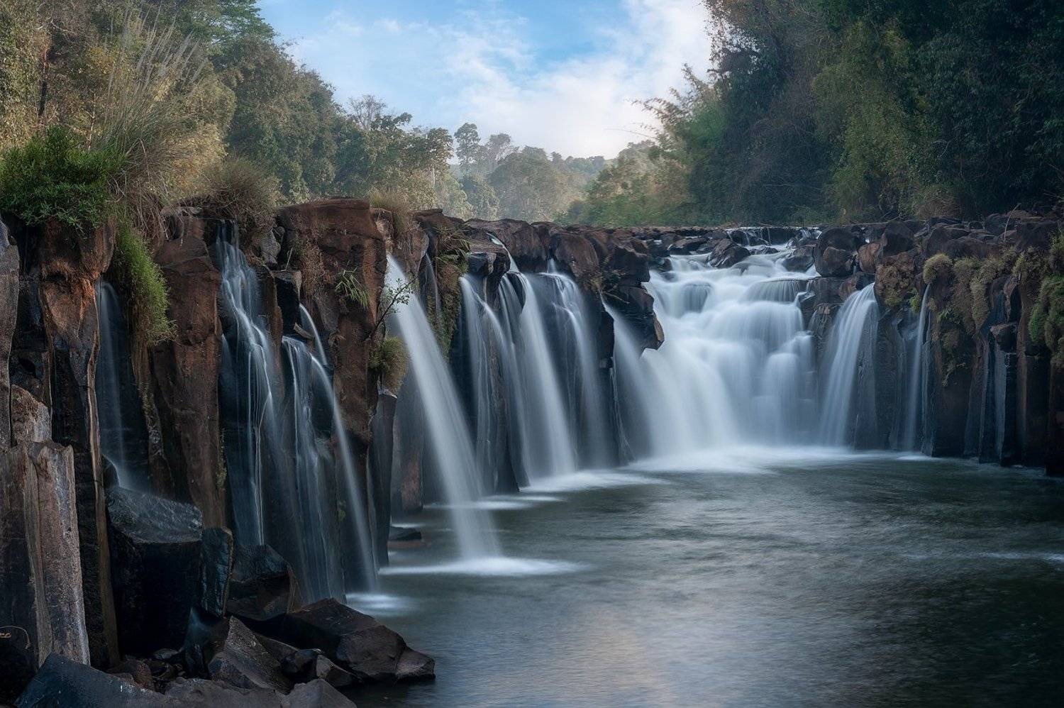 водопад,плато,болавен,лаос,путешествие,пейзаж,, Валерий Ряснянский