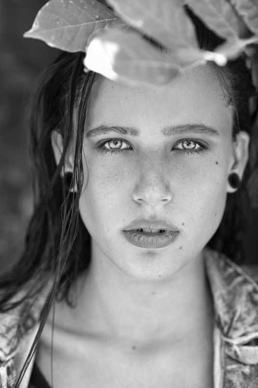 light, natural , portrait , monochrome , asen andreev , pose , model , b&w , black & white ,  Anastasia  фото превью