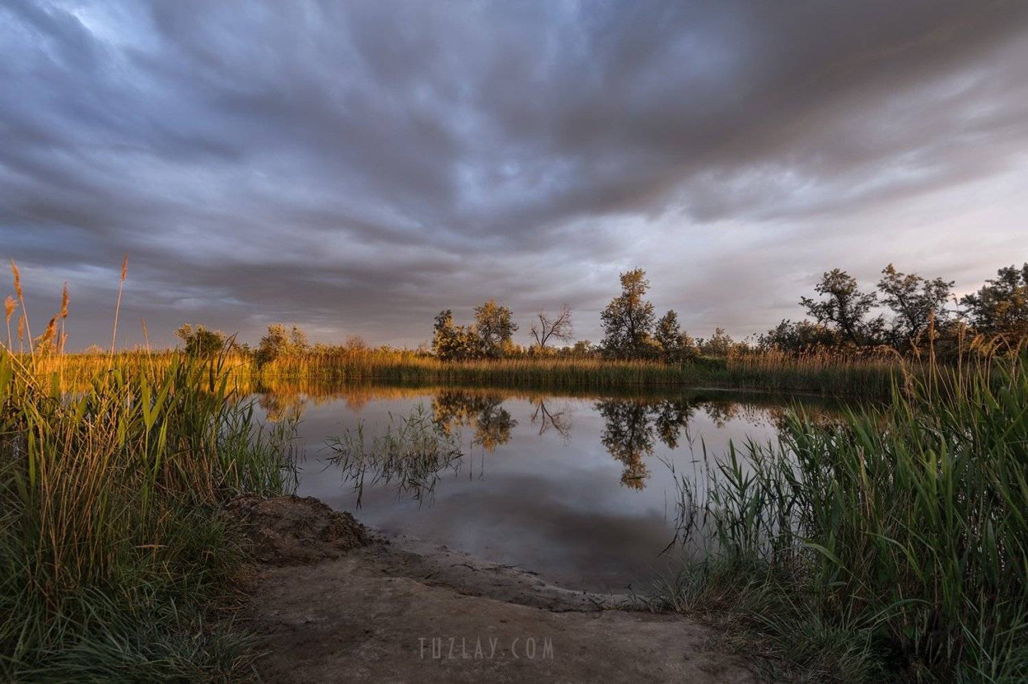 земля таманская, таманский полуостров, вечер, Владимир Тузлай