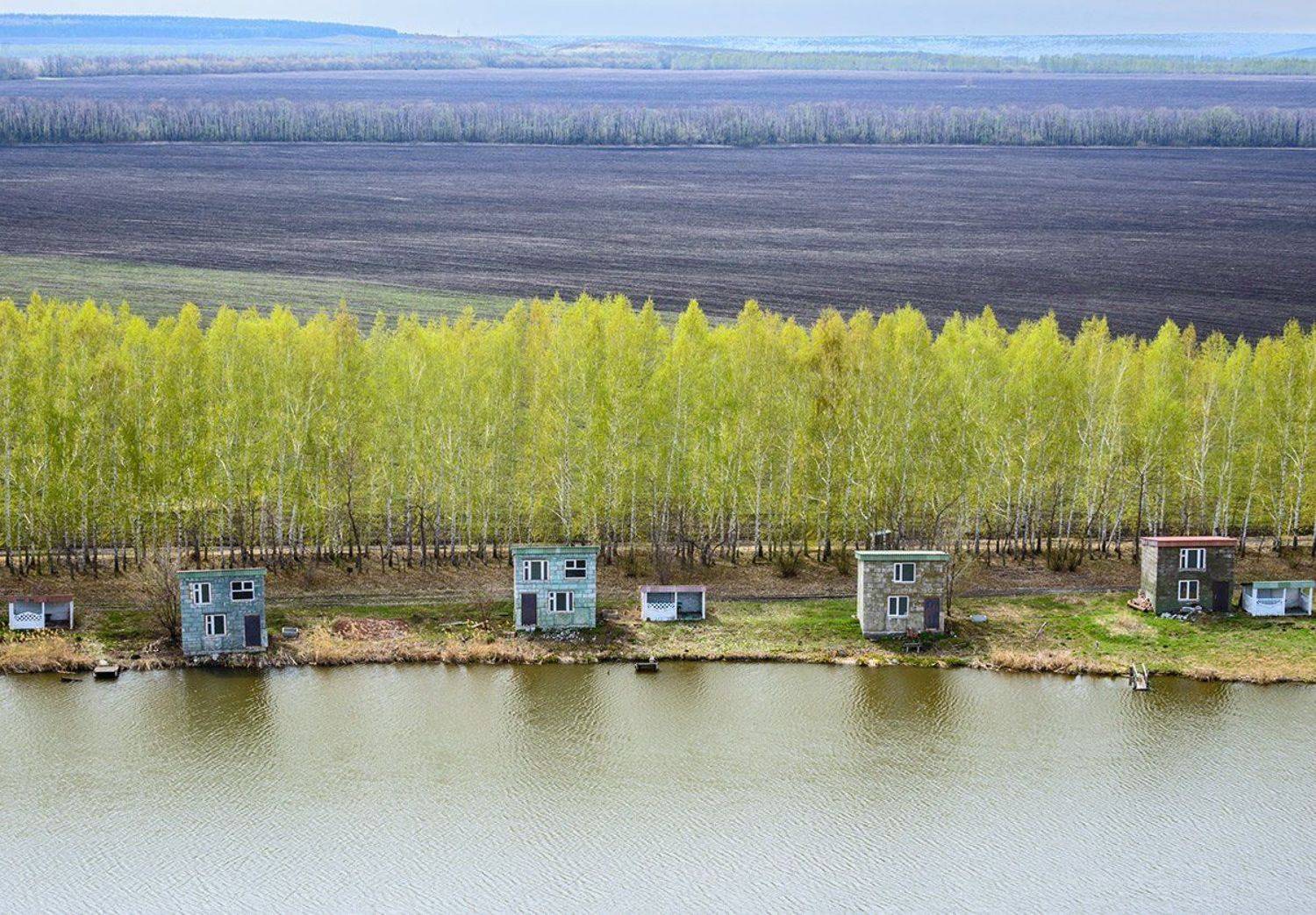 весна, май, домики, Владислав Никишин