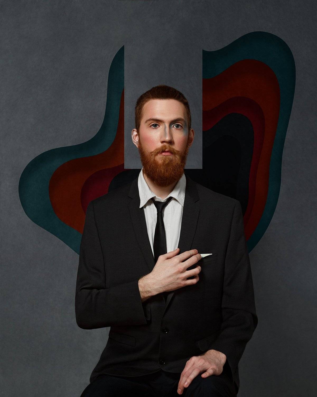 арт, portrait, композиция, графика,people, eyes, man,  face, Филипп Рабачев