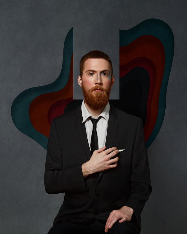 арт, portrait, композиция, графика,people, eyes, man,  face Vl/ad фото превью