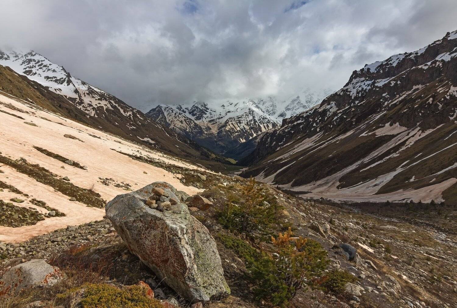 горы, тропа, кавказ, Эстелла