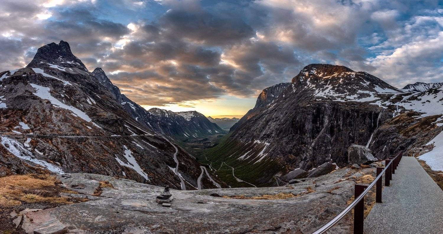 trollstigen, norway, mountains, panorama, nature, scandinavia, Sylwia Grabinska