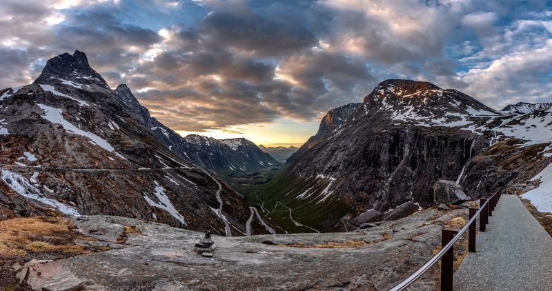 trollstigen, norway, mountains, panorama, nature, scandinavia Trollstigen- pano фото превью