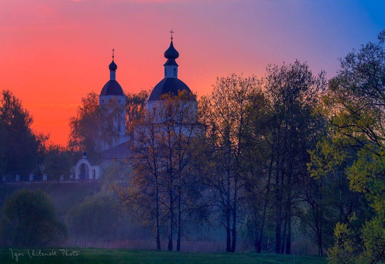 весна, закат, образцово, Игорь Шиленок