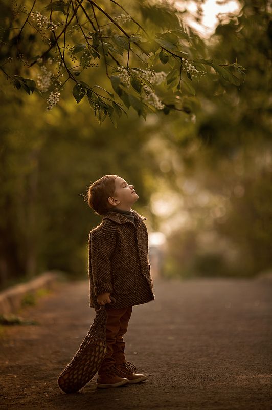 детская фотография Запахло весной фото превью