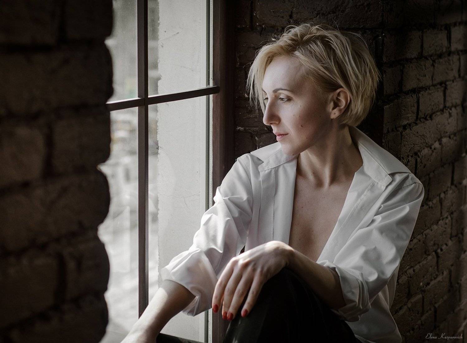 женский портрет, Елена Каспарович