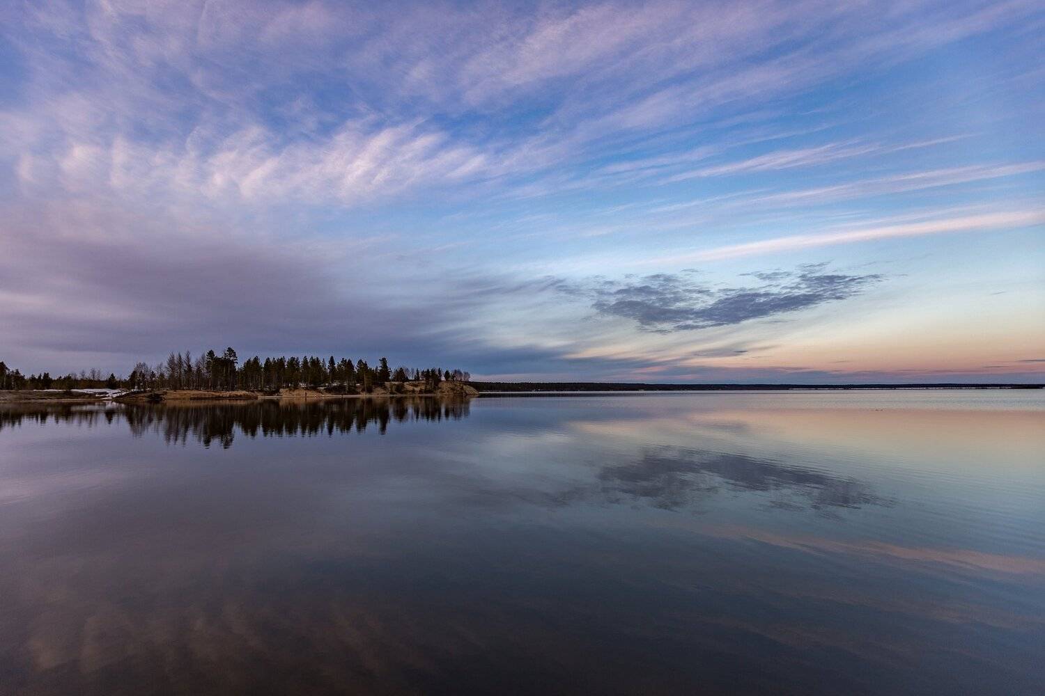 печора,водохранилище,закат, Анатолий