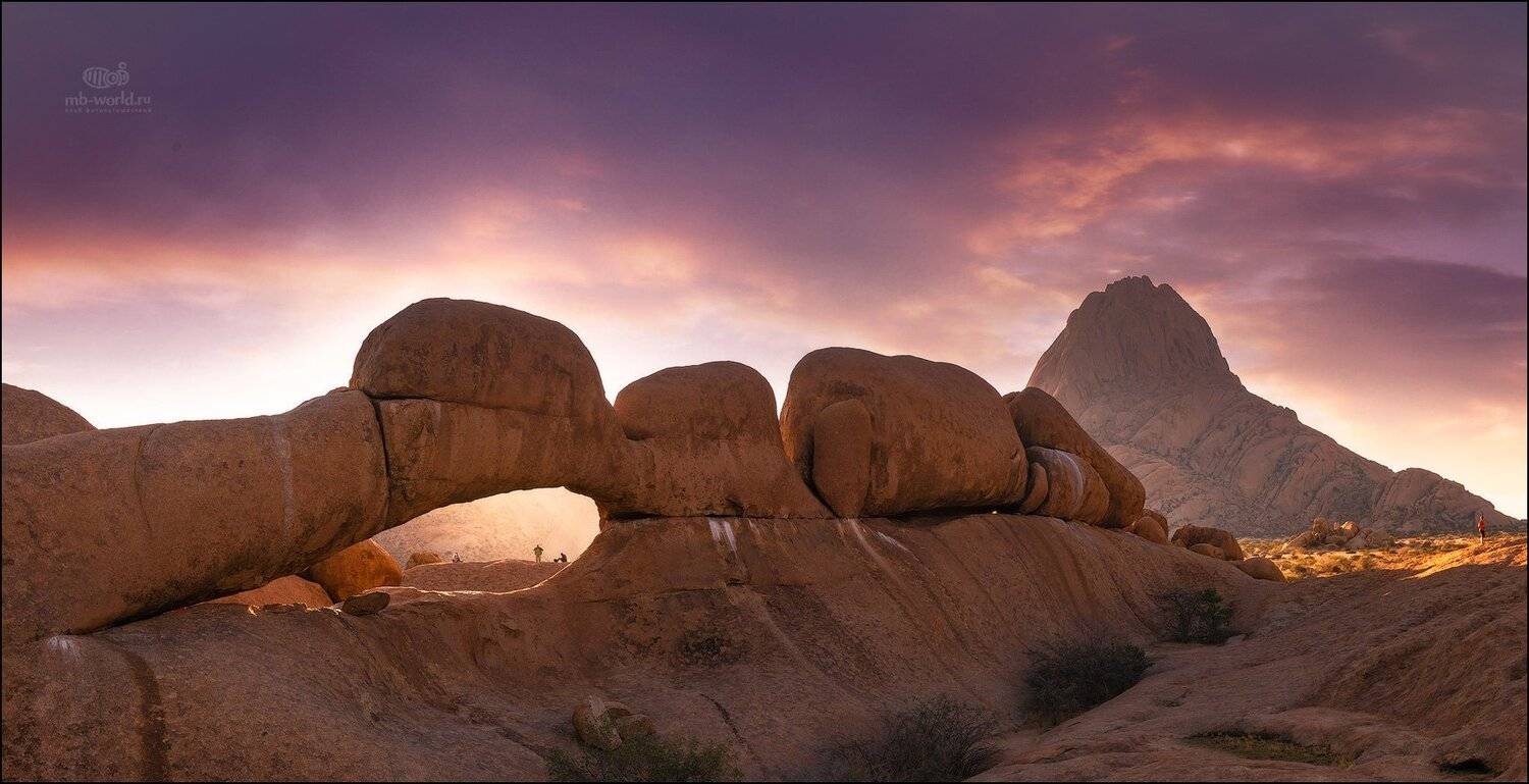Намибия, пейзаж, закат, парк, Михаил Воробьев
