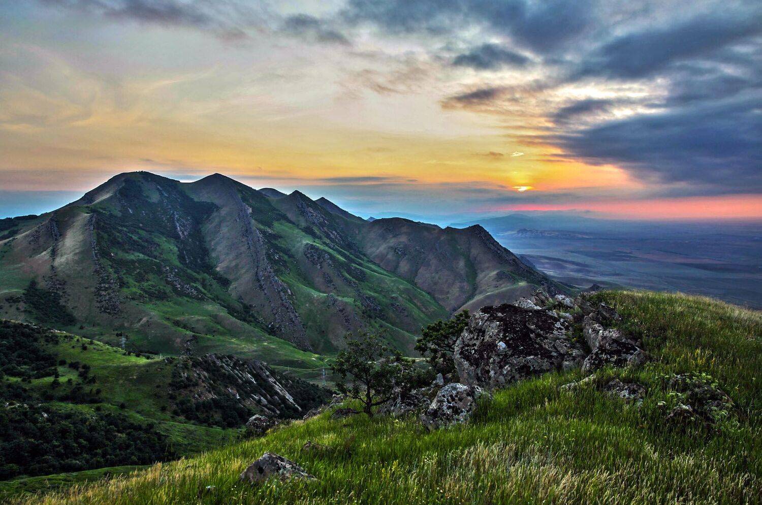 горы,осень,природа,закат., Marat Magov