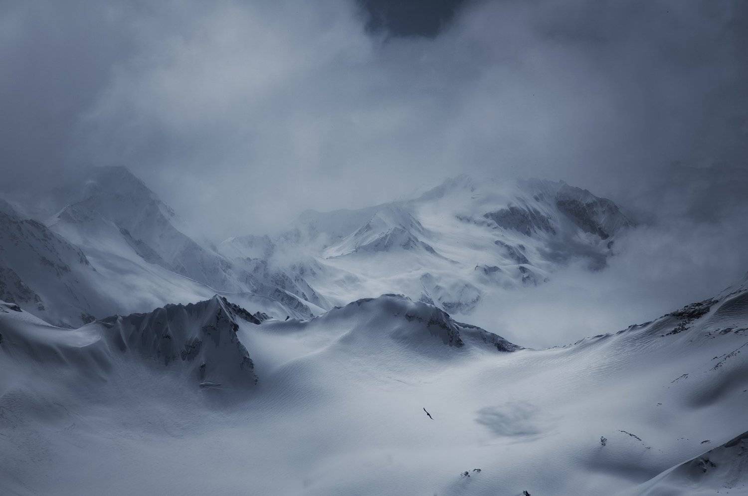 кавказ, горы, туман, путешествия, fog, mountains, travels, Алексей Сергованцев