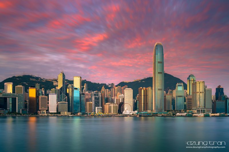 Victoria Harbour sunrise фото превью