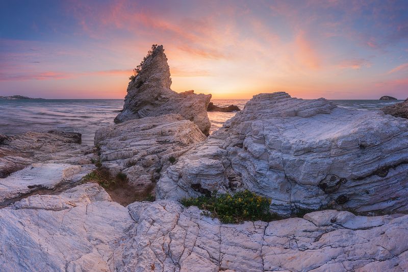 пейзаж море италия утро рассвет Italian morning фото превью