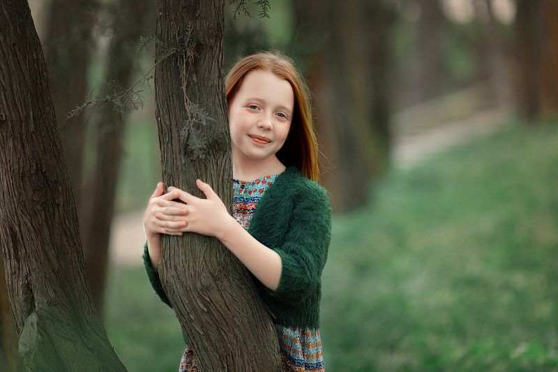 зеркальный фотоаппарат canon markiii, прогулка, фотосессия, детский и семейный фотограф, весна, красотка, девочка, праздник, закат, солнышко, улыбка, радость, рыжая девочка, эмоции, счастье, восторг Весеннее настроение фото превью