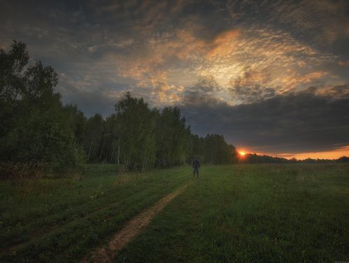 / Утро в Подмосковье /