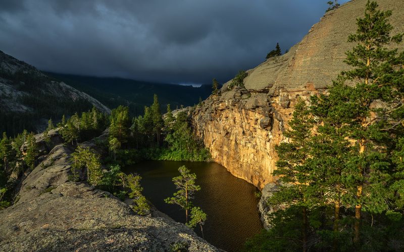 Утро  на  горном  озерце фото превью