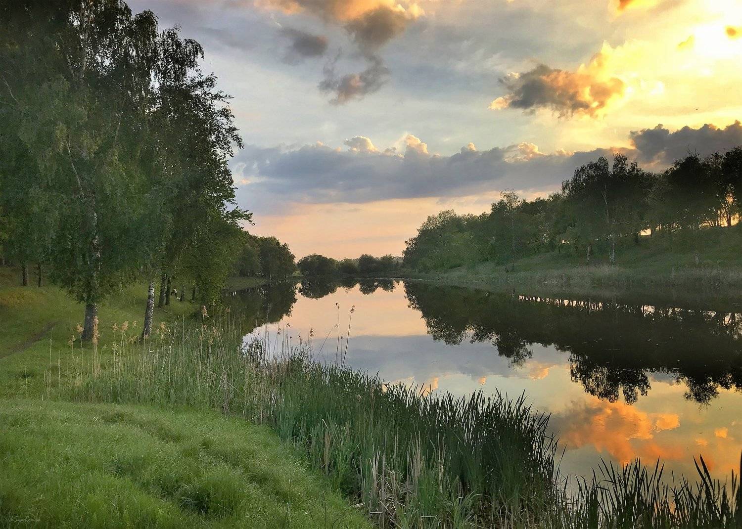 весна,май,закат,озеро, Roma  Chitinskiy