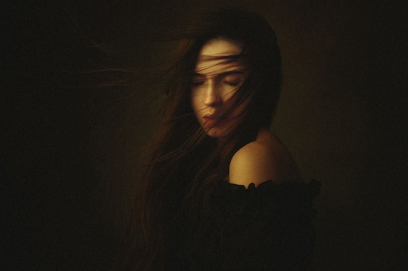 портрет, девушка, картина Мария фото превью