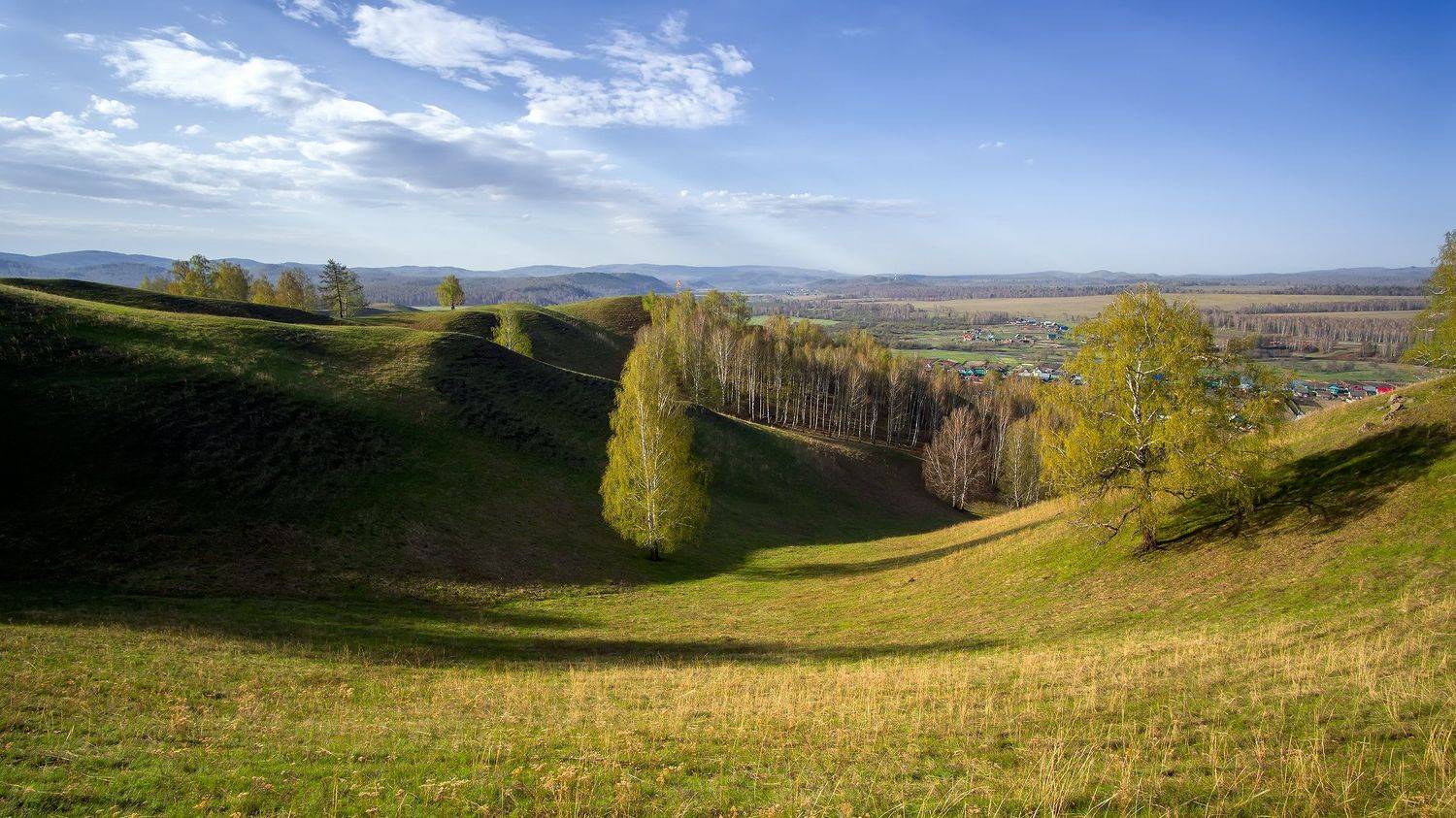 урал, пейзаж, рассвет, горы, холмы, утро, Леонид Максименко