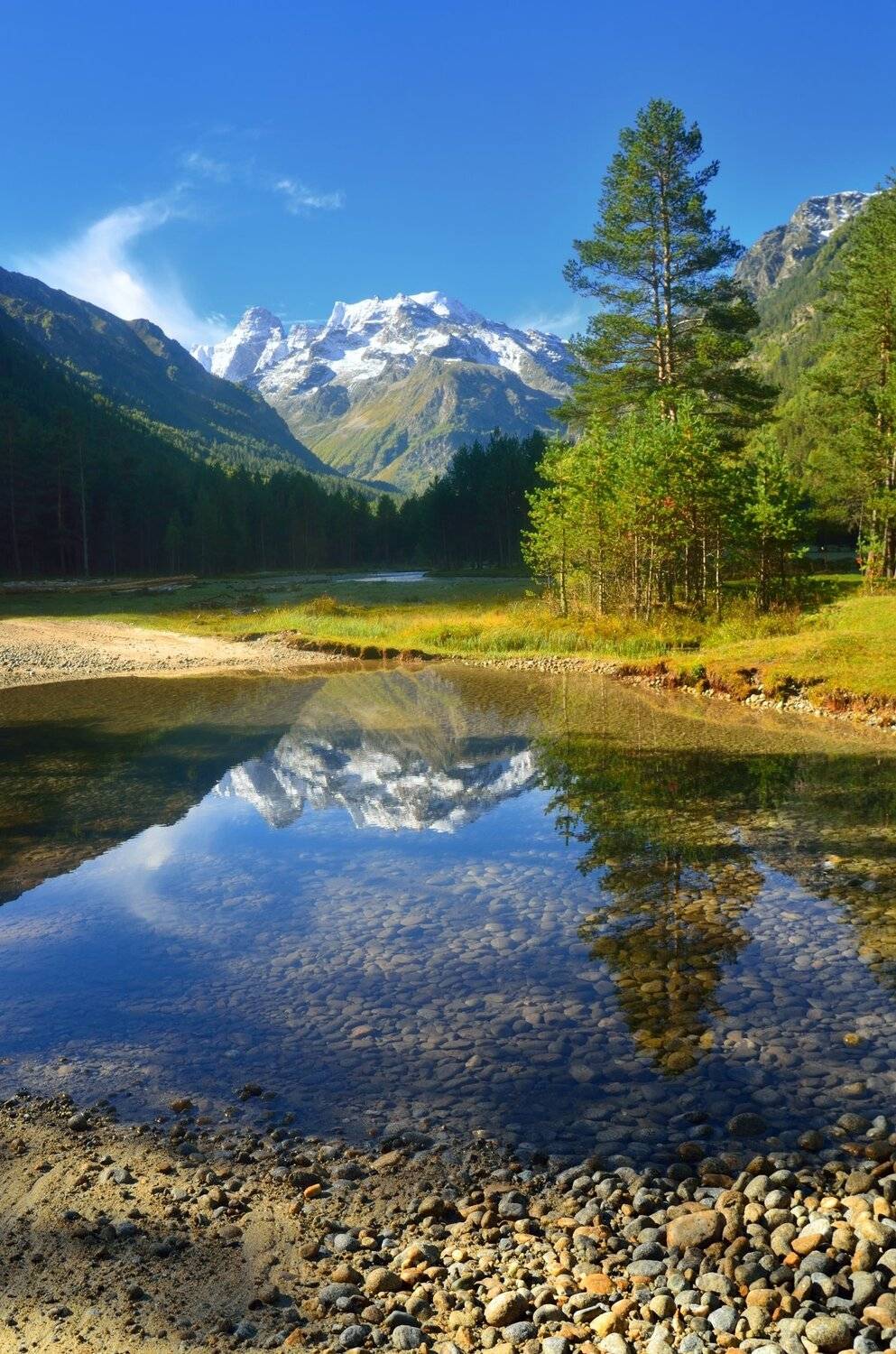 горы лето дорога вода, Александр Жарников