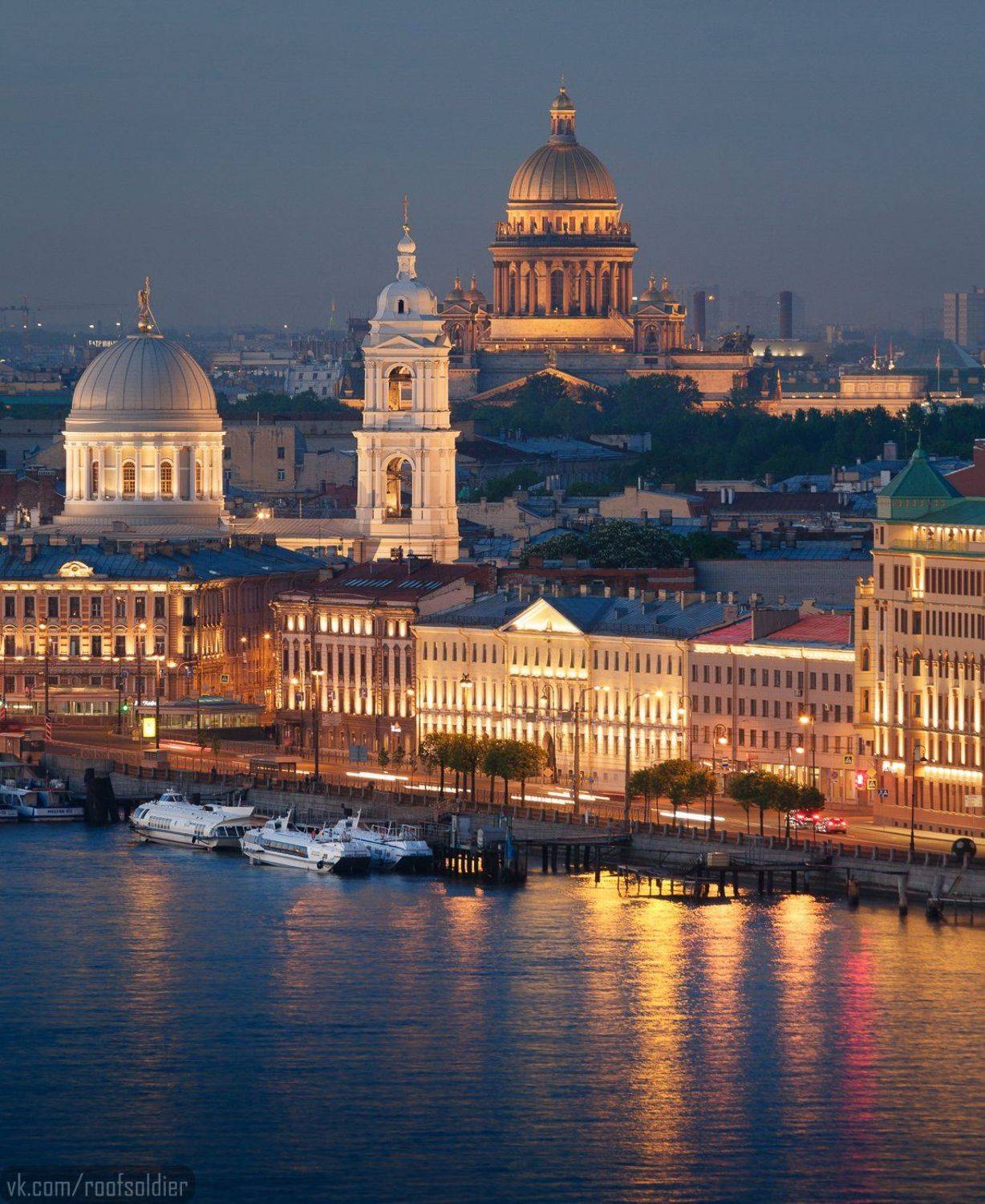 Urban exploration, крыша, телеобъектив, Санкт-Петербург, храм, ночь, рассвет, Голубев Алексей