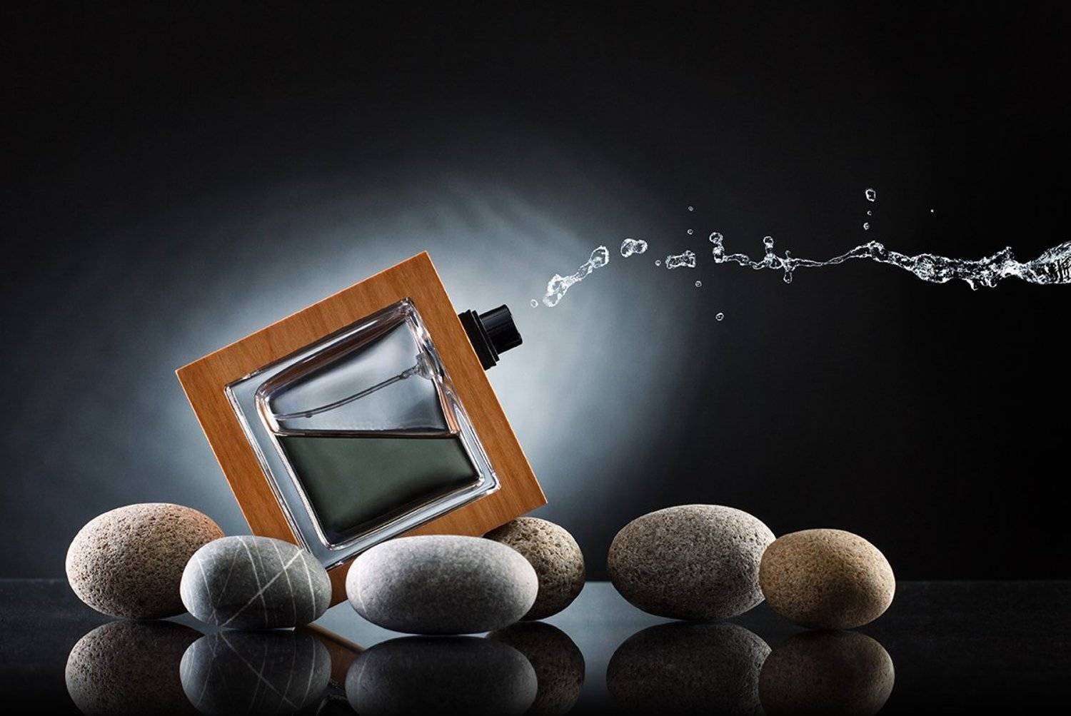 флакон, аромат, камень, стекло, реклама,, Refat Mamutov