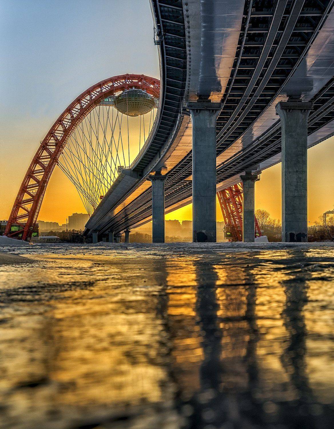 москва  столица sony moscow msk  russia россия   urban landscape закат живописный мост, Нина Богатырева