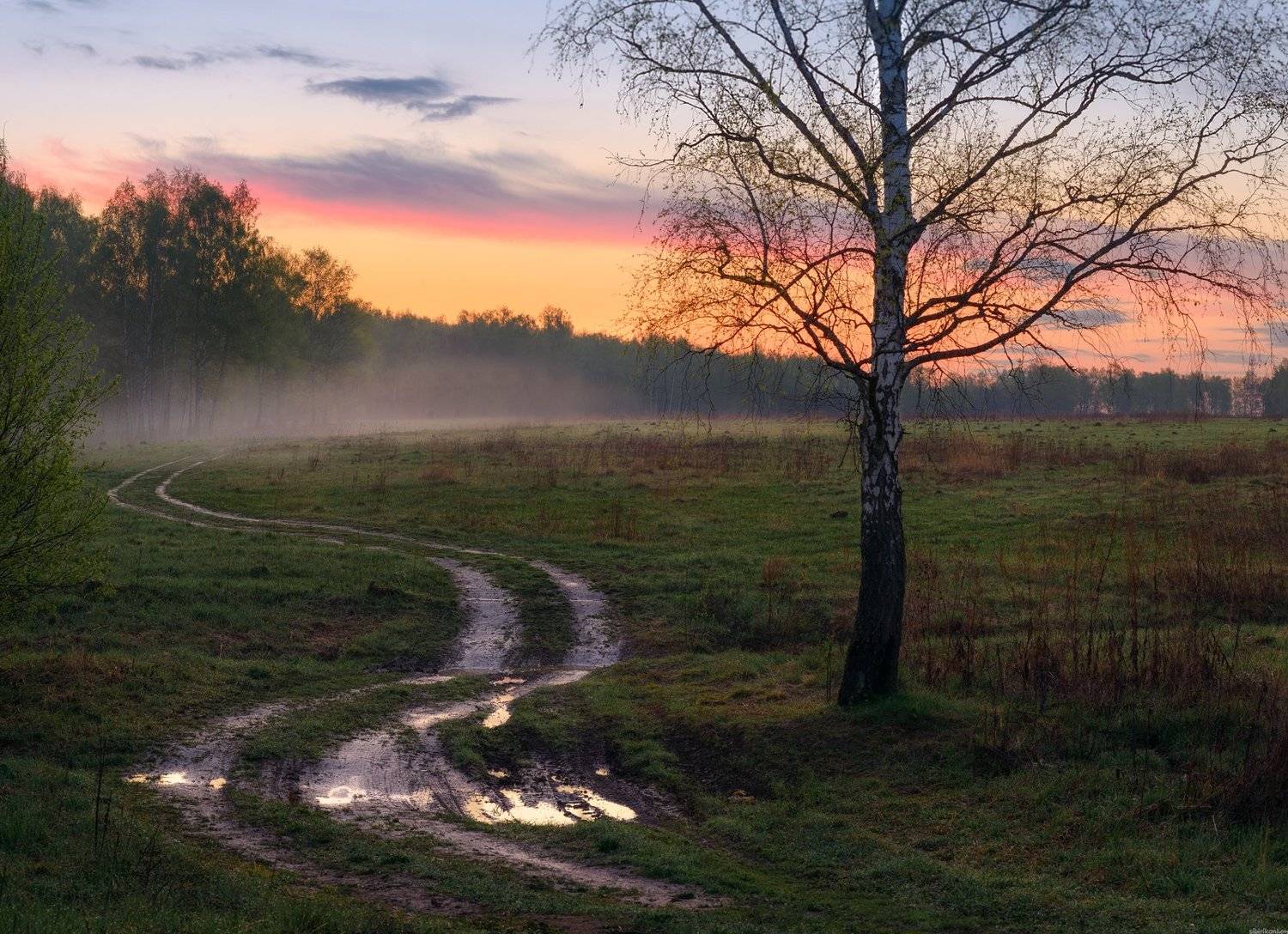 #пейзаж #весна #подмосковье #чехов #красиво #природа #восход #утро , Морозов Юрий