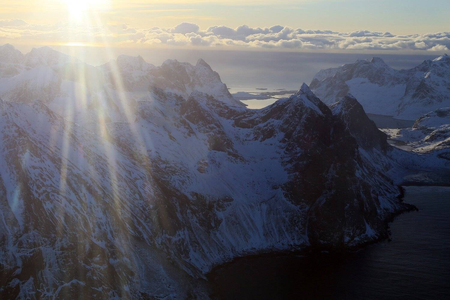 Солнце, Лучи, Свет, Лофотены, Путешествие, Пейзаж, Норвегия, travel, norway, light, lofoten, Конарев Михаил