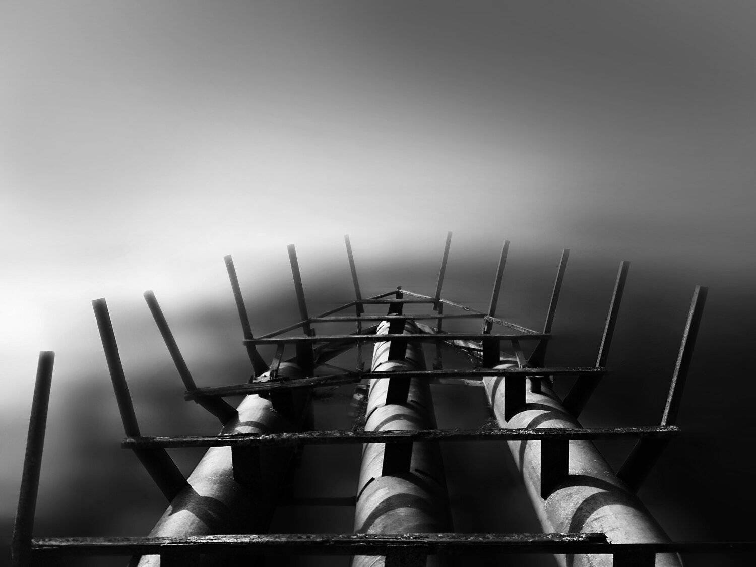 на берегу лосвидо, черно-белое, чб, черное и белое, выдержка, длинная выдержка, помолейко, on the shore of losvido,long exposure, black and white, bnw, b&w, pomoleyko, Павел Помолейко