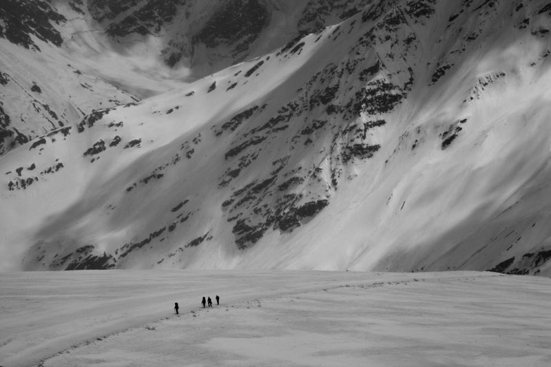 горы, природа, походы, путешествие, зима Восходящие на Эльбрус фото превью