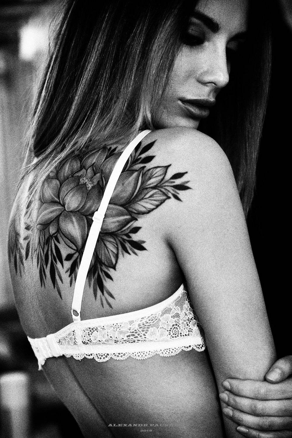 portrait, girl, beauty, blackandwhite, sensual, Paushok Alexander